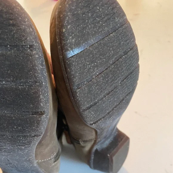 Clarks Wilrose Frost Booties in Brown Leather Size 40 - Picture 3 of 4